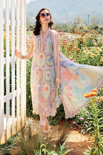 3 Piece Unstitched Printed Lawn Suit - MPT-2511-A